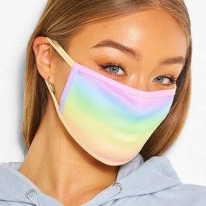 Pastel Rainbow Face Mask